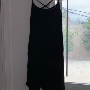 Black Midi Summer Tank Dress